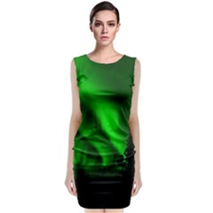 Aurora Borealis Northern Lights Classic Sleeveless Midi Dress by BangZart