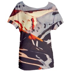 Iceland Landscape Mountains Snow Women s Oversized Tee