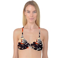 Iceland Landscape Mountains Snow Reversible Tri Bikini Top