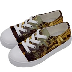 Singapore City Urban Skyline Kids  Low Top Canvas Sneakers