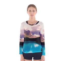 Austria Mountains Lake Water Women s Long Sleeve Tee