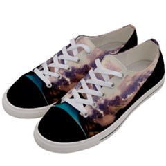 Austria Mountains Lake Water Women s Low Top Canvas Sneakers