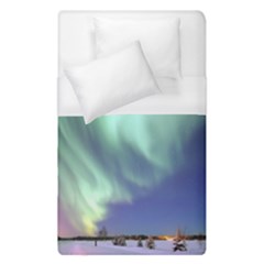 Aurora Borealis Alaska Space Duvet Cover (single Size) by BangZart