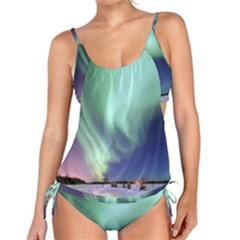 Aurora Borealis Alaska Space Tankini Set by BangZart