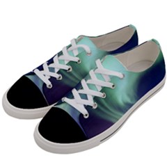 Aurora Borealis Alaska Space Women s Low Top Canvas Sneakers by BangZart