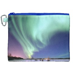 Aurora Borealis Alaska Space Canvas Cosmetic Bag (xxl)