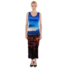 The Hague Netherlands City Urban Fitted Maxi Dress by BangZart