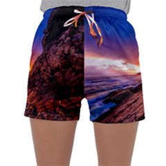 South Africa Sea Ocean Hdr Sky Sleepwear Shorts