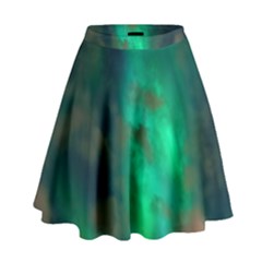 Northern Lights Plasma Sky High Waist Skirt