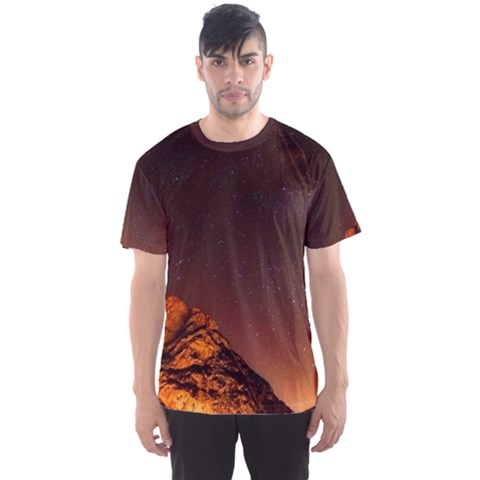 Italy Night Evening Stars Men s Sports Mesh Tee by BangZart