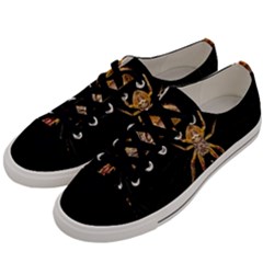 Insect Macro Spider Colombia Men s Low Top Canvas Sneakers by BangZart