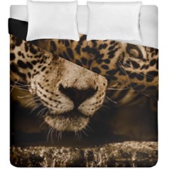 Jaguar Water Stalking Eyes Duvet Cover Double Side (King Size)