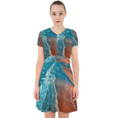 Sea Ocean Coastline Coast Sky Adorable In Chiffon Dress