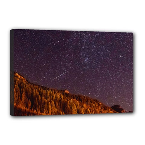Italy Cabin Stars Milky Way Night Canvas 18  X 12  by BangZart