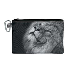 Feline Lion Tawny African Zoo Canvas Cosmetic Bag (medium) by BangZart