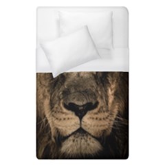 African Lion Mane Close Eyes Duvet Cover (single Size)