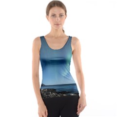 Aurora Borealis Lofoten Norway Tank Top by BangZart