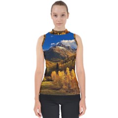 Colorado Fall Autumn Colorful Shell Top by BangZart