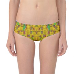 Rainbow Stars In The Golden Skyscape Classic Bikini Bottoms by pepitasart