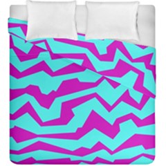 Polynoise Shock New Wave Duvet Cover Double Side (king Size) by jumpercat