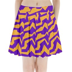 Polynoise Pumpkin Pleated Mini Skirt by jumpercat