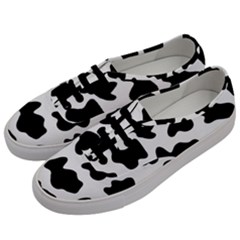 Animal Print Black And White Black Men s Classic Low Top Sneakers by BangZart