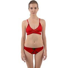 Christmas Wrap Around Bikini Set