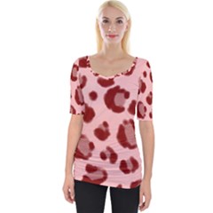 Seamless Tile Background Abstract Wide Neckline Tee