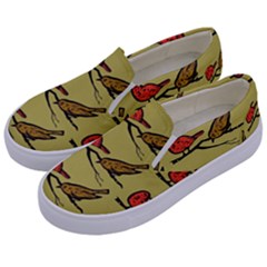 Animal Nature Wild Wildlife Kids  Canvas Slip Ons by BangZart