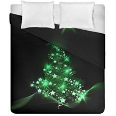 Christmas Tree Background Duvet Cover Double Side (california King Size)