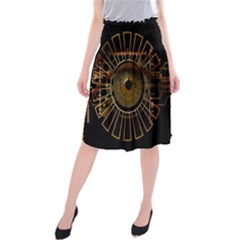 Eye Technology Midi Beach Skirt