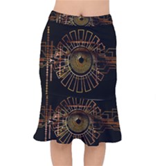 Eye Technology Mermaid Skirt