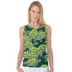 Seamless Tile Background Abstract Women s Basketball Tank Top