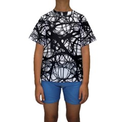 Neurons Brain Cells Brain Structure Kids  Short Sleeve Swimwear