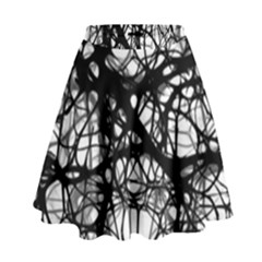 Neurons Brain Cells Brain Structure High Waist Skirt