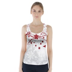 Christmas Star Snowflake Racer Back Sports Top by BangZart