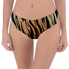 Animal Tiger Seamless Pattern Texture Background Reversible Classic Bikini Bottoms