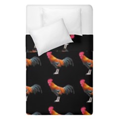 Background Pattern Chicken Fowl Duvet Cover Double Side (single Size)