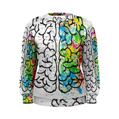 Brain Mind Psychology Idea Hearts Women s Sweatshirt