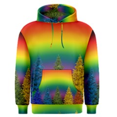 Christmas Colorful Rainbow Colors Men s Pullover Hoodie by BangZart
