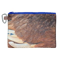 Feather Chicken Close Up Red Canvas Cosmetic Bag (xl) by BangZart