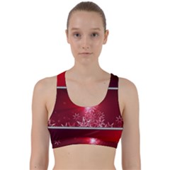 Christmas Candles Christmas Card Back Weave Sports Bra by BangZart