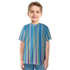 Colorful Color Arrangement Kids  Sport Mesh Tee