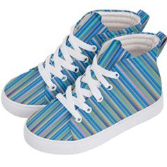 Colorful Color Arrangement Kid s Hi-top Skate Sneakers