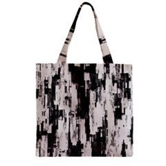 Pattern Structure Background Dirty Zipper Grocery Tote Bag