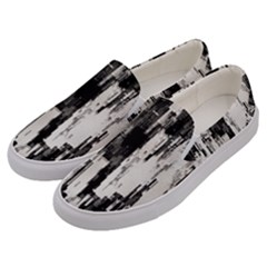 Pattern Structure Background Dirty Men s Canvas Slip Ons