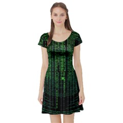 Matrix Communication Software Pc Short Sleeve Skater Dress