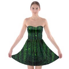Matrix Communication Software Pc Strapless Bra Top Dress