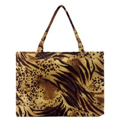 Pattern Tiger Stripes Print Animal Medium Tote Bag