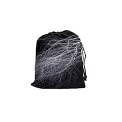 Flash Black Thunderstorm Drawstring Pouches (small) 